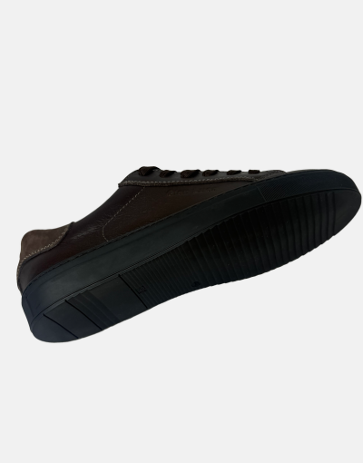 Gian Luca Brown Leather Sneaker