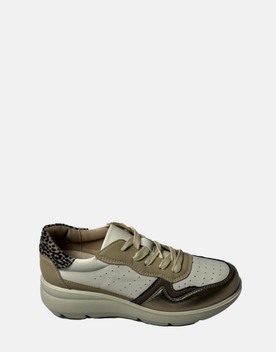 Hush Puppies Ladies Jolanda Gold Sneaker