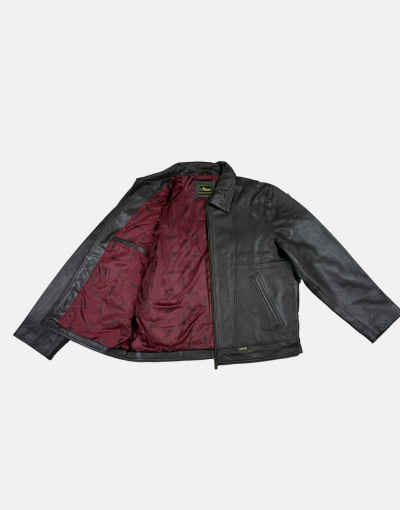 Pionter Chocolate Brown Leather Jacket