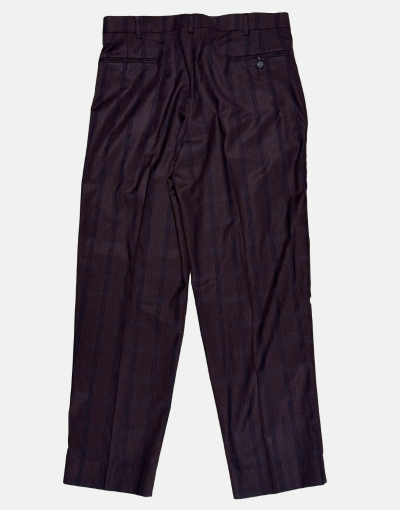 Navada 2 Pleat Executive Plum Trouser