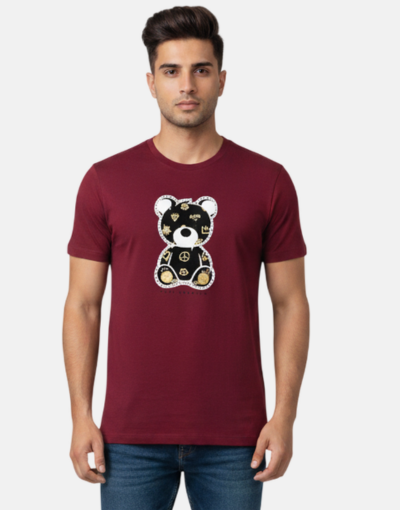 Pure Premium Santoro Burgundy T Shirt