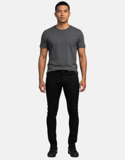 Pure Premium Ginetti Black Wax Jeans