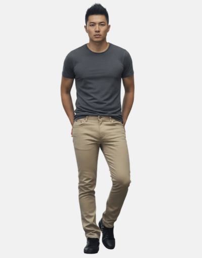 Pure Premium Lorenzo Khaki Jeans