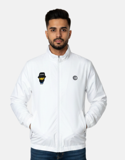 COVALI Atletico White Track Jacket