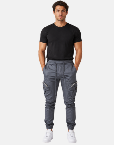 COVALI Black Cargo Pants