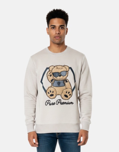 PURE PREMIUM Cielo Light Grey Sweater