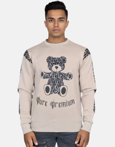 PURE PREMIUM Nagela Warm Grey Sweater