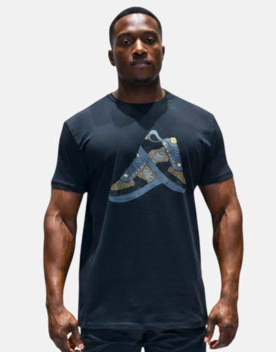 PURE PREMIUM Black SNEAKER T Shirt
