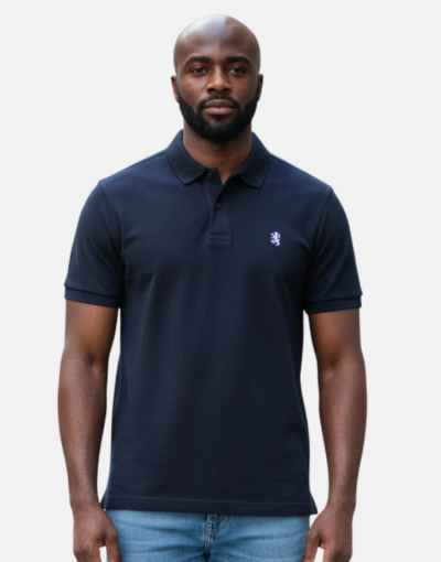 Pringle Austyn Pique Navy Golfer