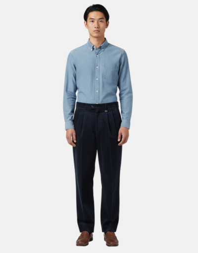 NAVADA Navy Corduroy Pants