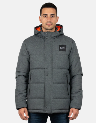 Diadora Arturo Charcoal Grey Padded Jacket