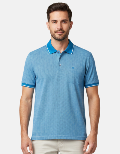 Rossini Italian Teal Blue Golfer Double Mercerized