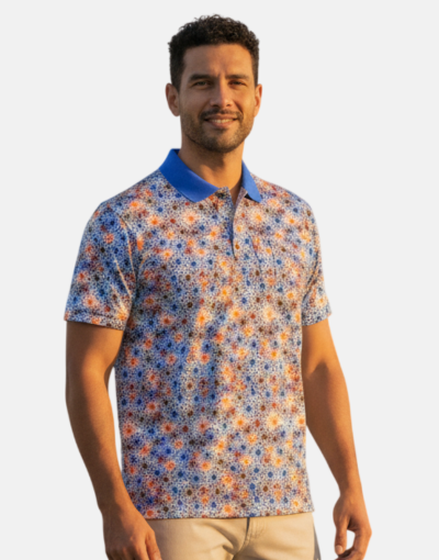 Rossini Italian Cobalt Blue Golfer Double Mercerised