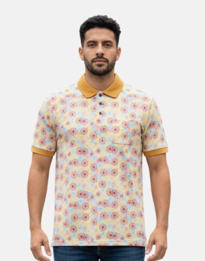 Rossini Italian Double Mercerized Cotton Peach Golfer
