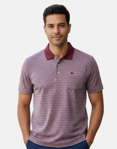 Rossini Italian Burgundy Double Mercerised Golfer
