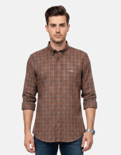 Cable LS Rust Check Shirt
