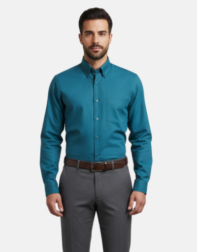 LORENZINI Turquoise L/S Shirt