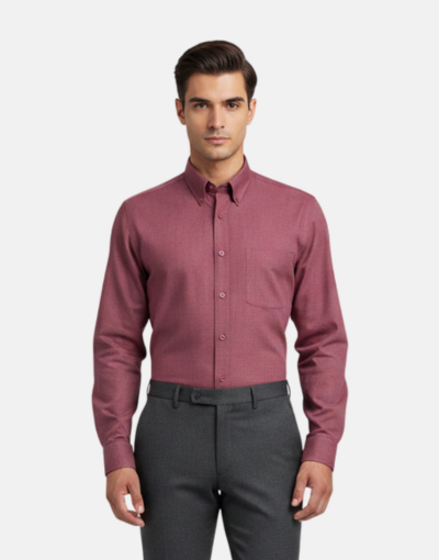 LORENZINI LS Dusty Pink Shirt