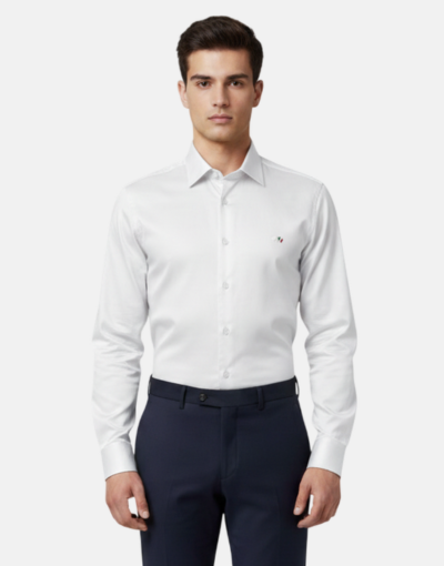 Lorenzini LS White Shirt
