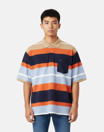 NEW GENTS Fawn Blue SS Golfer