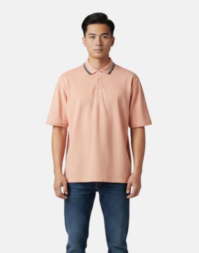 Zuccino Italy Melon Double Mecerized Golfer