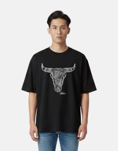 Stephan Kings Nkuni Horn Zulu Black T shirt