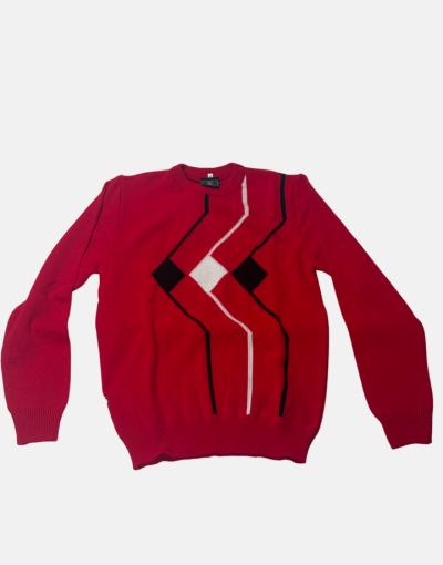 Rob Roy Acrylic Colour Diamond Red Sweater