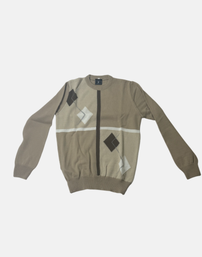 Rob Roy Acrylic Colour Block Aztec Sweater