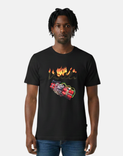 Vialli Inflame Black T-Shirt