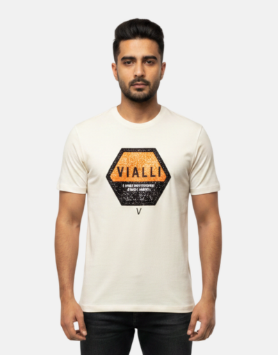 Vialli Hextop Stone T Shirt