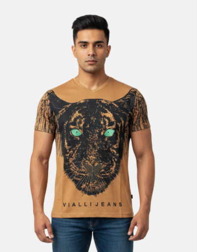 Vialli April T Shirt Rust