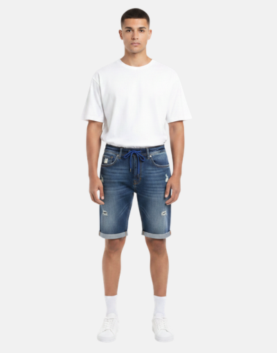 Vialli Falopinhsio Blue Denim Shorts