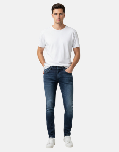 Vialli Balcimic Navy Flex Skinny Jean