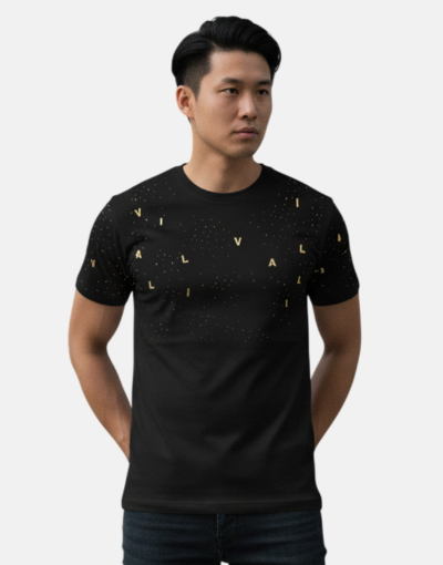 Vialli Impulse Black T-Shirt