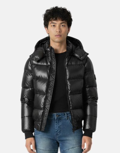 Cutty Padded Puffer Jacket Black