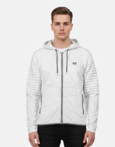 Cutty White Sweater Hooded Jacket