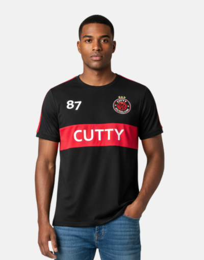 Cutty German Jersey T Shirt Black C Frozen