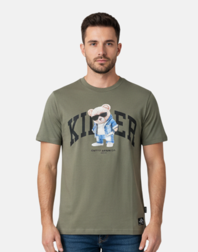 Cutty Baloo Teddy Mochino T-Shirt Olive