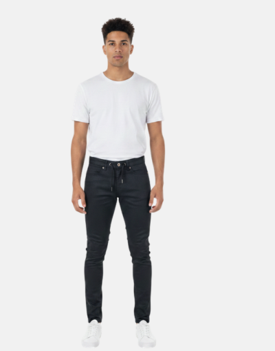 Cutty Cycle Blue Black Coated Jeans