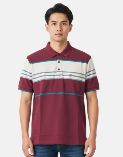 KG Burgundy Cream Golfer