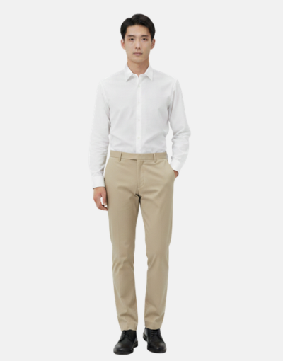 Viyella London Regular Fulham khaki Stone Chino