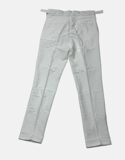 VZ Buckle Trouser Slim Fit White