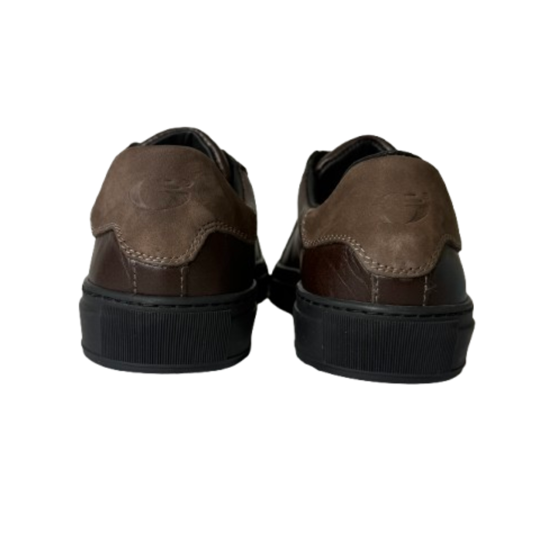 Gian Luca Brown Leather Sneaker