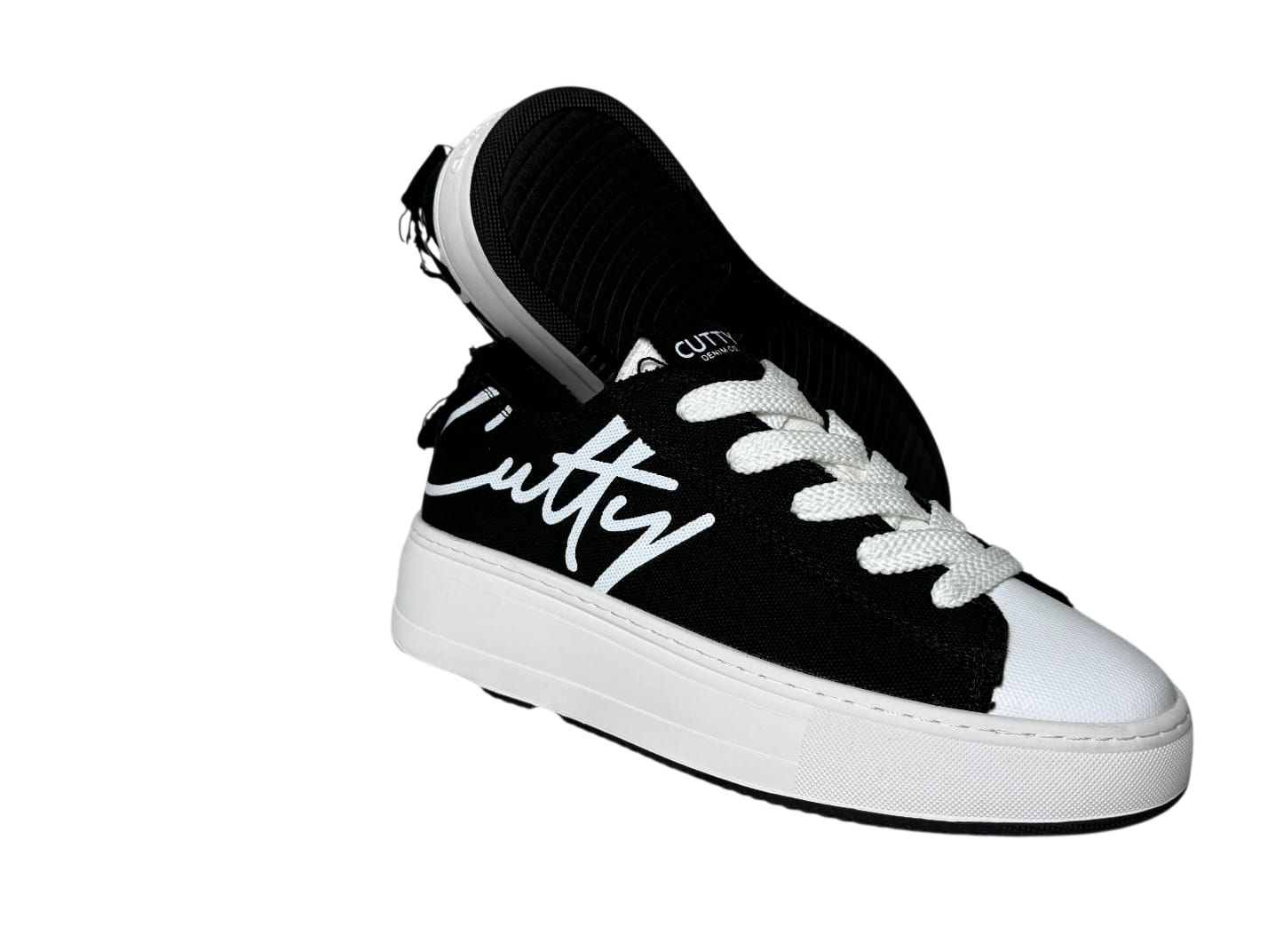 Cutty Men’s Tampa Low Black/White Sneaker