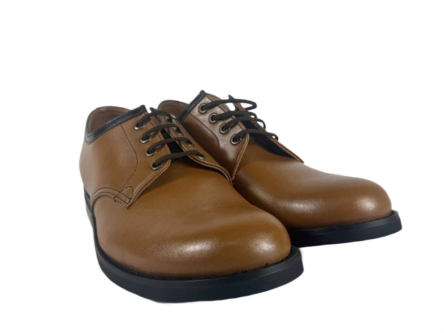 Freeman Saxone Tan Leather Shoe