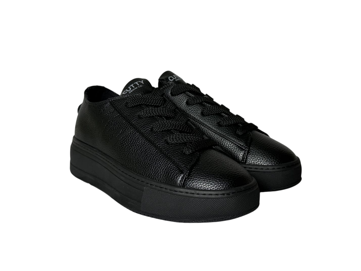 Cutty Tampa Low PU Men's Black Sneakers