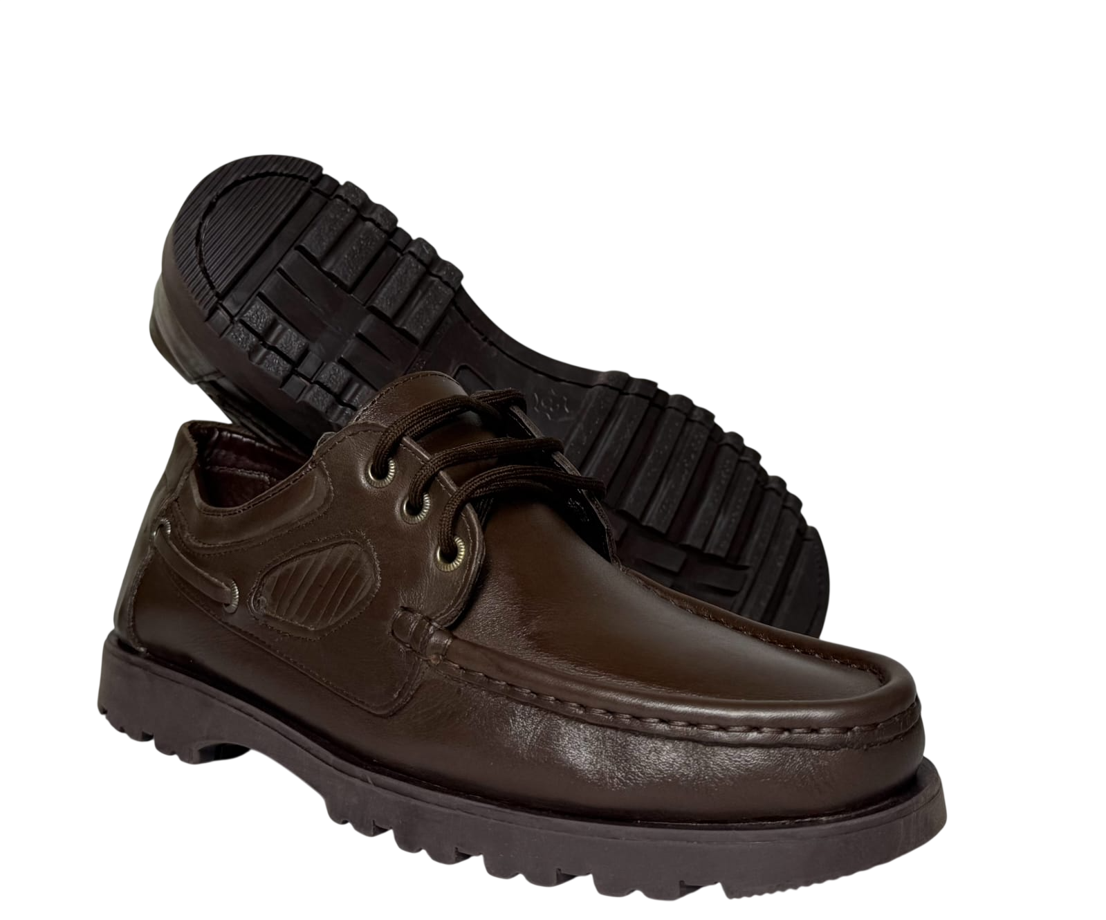 TEGO Dark Brown Leather Casual