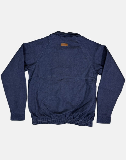 London Fog Denim Patch Pocket Harrington Jacket
