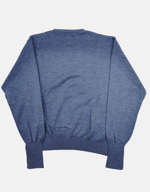 Filo Argyle Navy Blue Diamond Knitwear Jersey