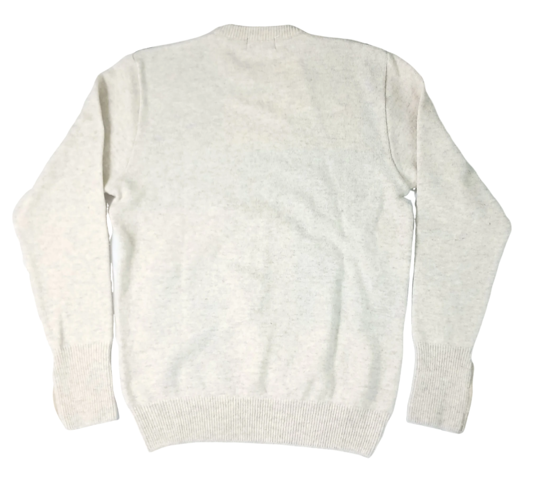 Grant of Scotland Color Block Oat Lambs Wool Knitwear
